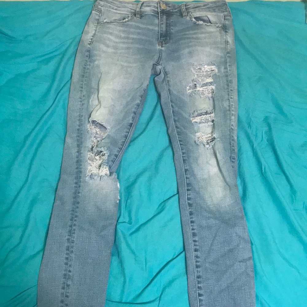 3/$30 American Eagle Ripped Jeggings